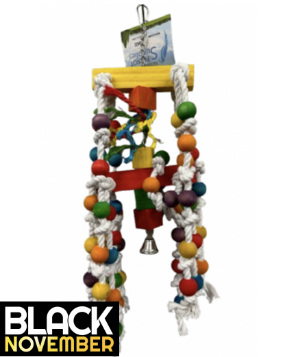 9 X Parrot Toy Pack - African Grey, Amazon, Cockatoo, Macaw Etc - RRP £146.91 - Pack 6